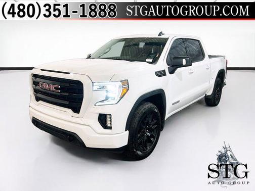 Summit White 2021 GMC Sierra 1500 Elevation
