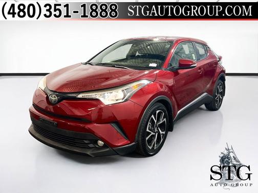 Red 2018 Toyota C-HR XLE Premium