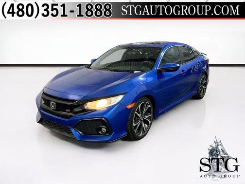 Aegean Blue Metallic 2017 Honda Civic Si