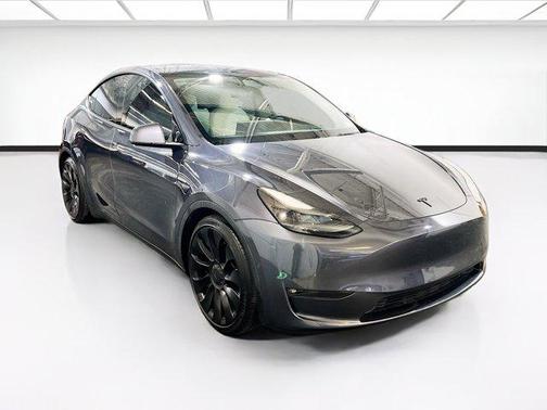 Gray 2022 Tesla Model Y Performance Dual Motor All-Wheel Drive