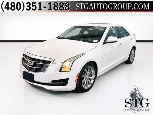 Crystal White Tricoat 2017 Cadillac ATS 2.0L Turbo