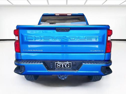 Glacier Blue Metallic 2023 Chevrolet Silverado 1500 Custom