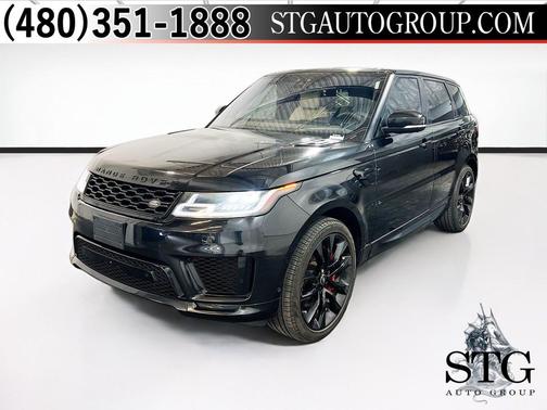 SANTORINI BLACK 2020 Land Rover Range Rover Sport HST MHEV