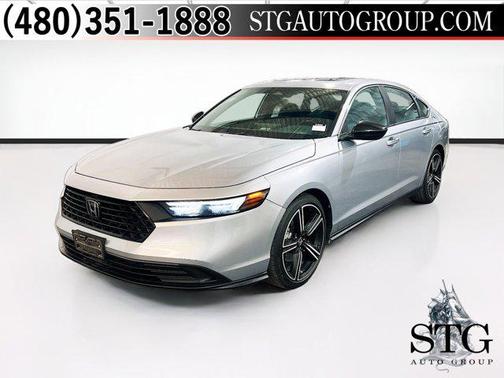 Silver 2023 Honda Accord Hybrid Sport