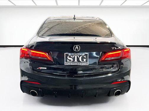 CRYSTAL BLACK PEARL 2018 Acura TLX V6