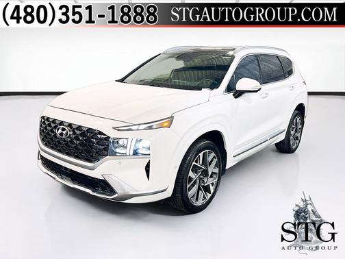 Quartz White 2022 Hyundai SANTA FE Calligraphy