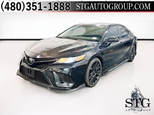 Black 2021 Toyota Camry TRD