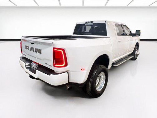 Bright White Clearcoat 2025 RAM 3500 Laramie Mega Cab 4x4 6'4' Box