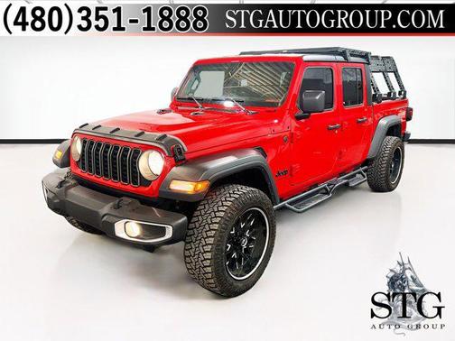 Firecracker Red Clearcoat 2025 Jeep Gladiator Sport