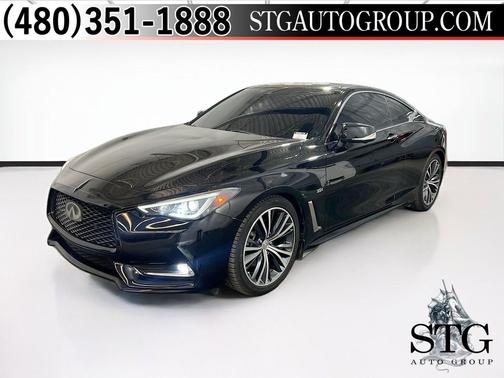 Black Obsidian 2018 INFINITI Q60 3.0T LUXE