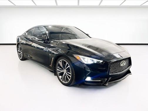 Black Obsidian 2018 INFINITI Q60 3.0T LUXE