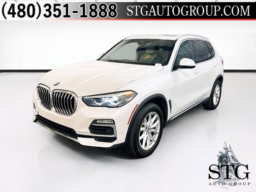 Mineral White Metallic 2019 BMW X5 xDrive40i