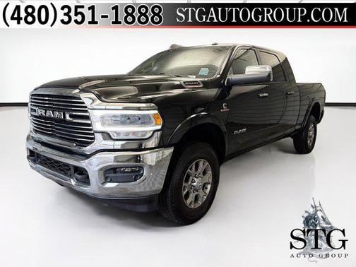 Diamond Black Crystal Pearlcoat 2022 RAM 2500 Laramie Mega Cab 4x4 6'4' Box