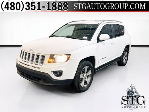 Bright White Clearcoat 2017 Jeep Compass High Altitude