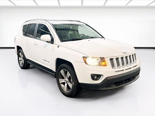 Bright White Clearcoat 2017 Jeep Compass High Altitude