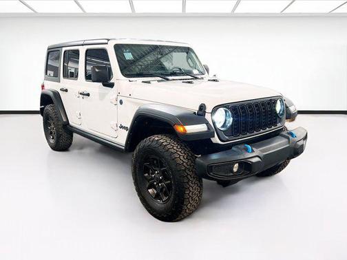 Bright White Clearcoat 2024 Jeep Wrangler 4xe Willys