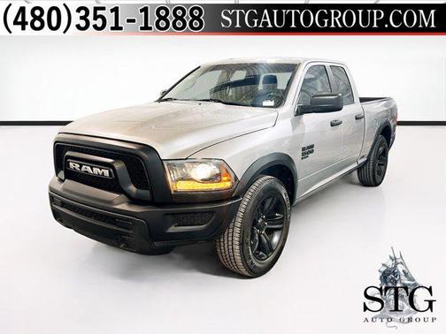 Billet Silver Metallic Clearcoat 2021 RAM 1500 Classic Warlock Quad Cab 4x2 6'4' Box