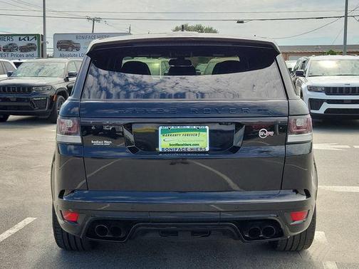 Santorini Black 2016 Land Rover Range Rover Sport Supercharged SVR