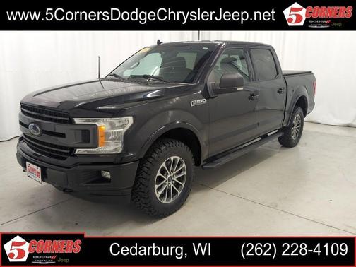 Shadow Black 2018 Ford F-150 XLT