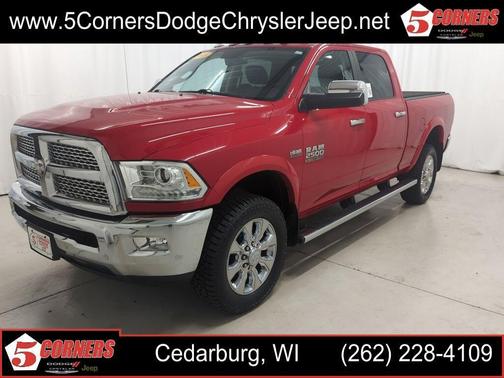 Flame Red Clearcoat 2018 RAM 2500 Laramie Crew Cab 4x4 6'4' Box