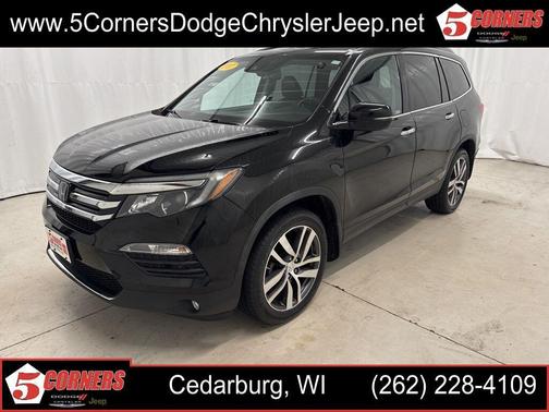 Black Forest Pearl 2017 Honda Pilot Elite