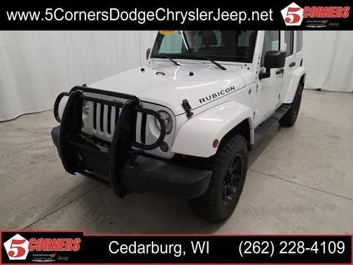 Bright White Clearcoat 2016 Jeep Wrangler Unlimited Rubicon