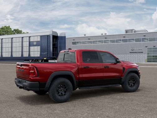 Molten Red Pearlcoat 2026 RAM 1500 RHO Crew Cab 4x4 5'7' Box
