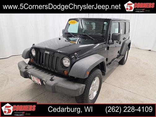 Black Clearcoat 2010 Jeep Wrangler Unlimited Sport