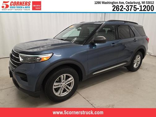 Blue Metallic 2020 Ford Explorer XLT