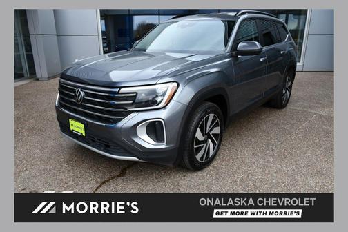 Silver Mist Metallic 2025 Volkswagen Atlas 2.0T SE w/Technology 4MOTION