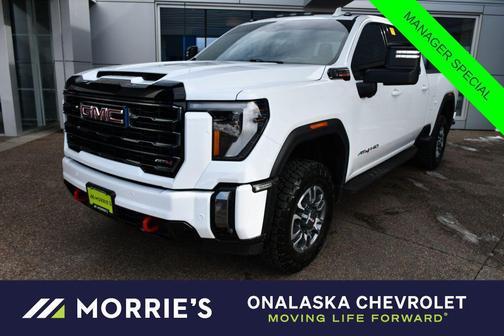 Summit White 2024 GMC Sierra 2500 AT4