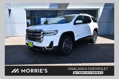 Summit White 2023 GMC Acadia AWD SLT