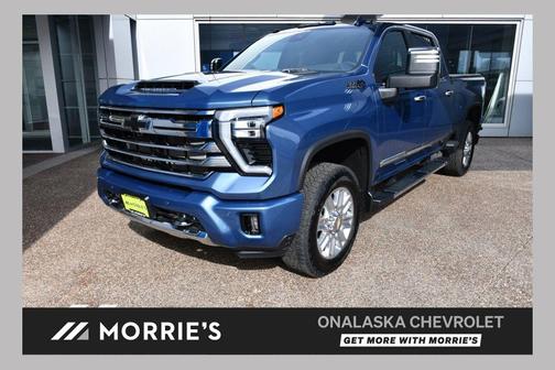 Lakeshore Blue Metallic 2024 Chevrolet Silverado 3500 High Country