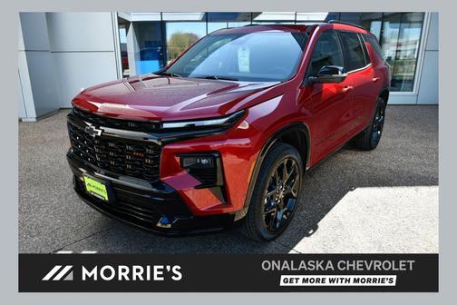 Radiant Red Tintcoat 2026 Chevrolet Traverse RS