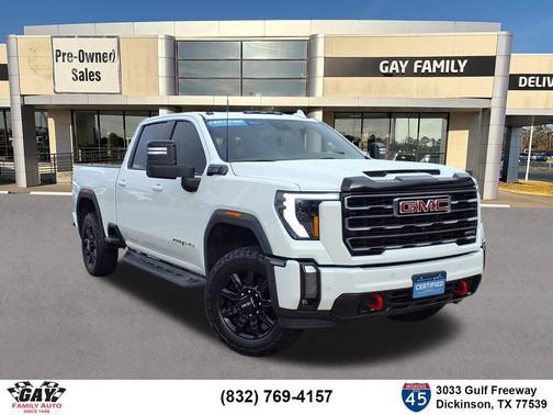 Summit White 2024 GMC Sierra 2500 AT4