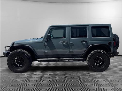 Gray 2014 Jeep Wrangler Unlimited Sahara
