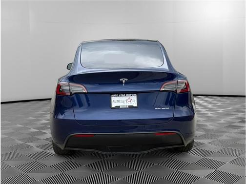 Blue 2025 Tesla Model Y Long Range