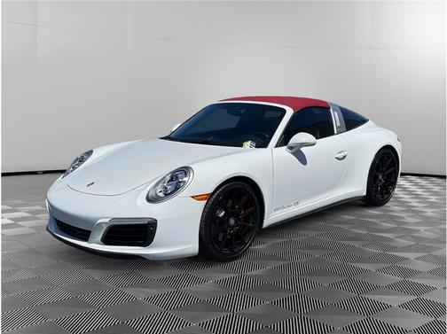 White 2018 Porsche 911 Targa 4S