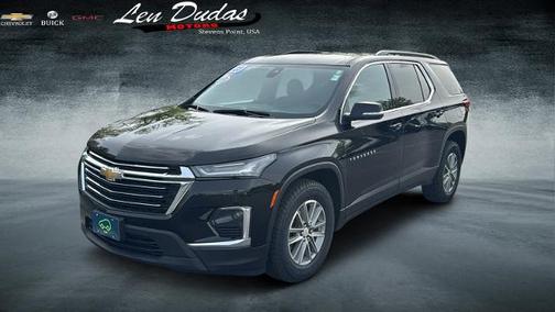 Mosaic Black Metallic 2023 Chevrolet Traverse LT Cloth