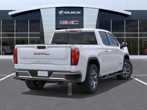Glacier White 2026 GMC Sierra 1500 SLT