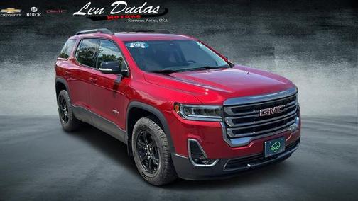 Volcanic Red 2023 GMC Acadia AT4
