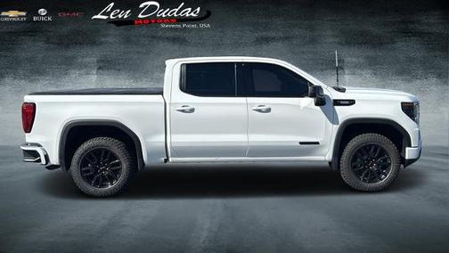 Summit White 2023 GMC Sierra 1500 Elevation