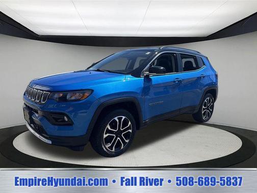 Laser Blue Pearlcoat 2022 Jeep Compass Limited