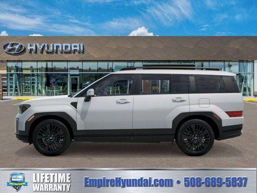 Serenity White 2026 Hyundai SANTA FE HEV Calligraphy