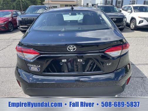 Midnight Black Metallic 2025 Toyota Corolla LE