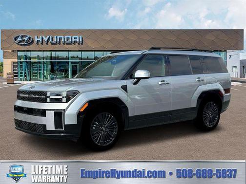 Shimmering Silver 2026 Hyundai SANTA FE HEV Calligraphy
