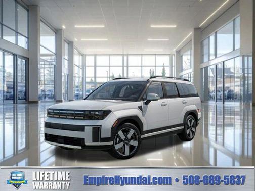 Serenity White 2026 Hyundai SANTA FE HEV Limited AWD