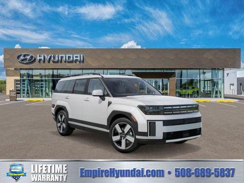 Serenity White 2026 Hyundai SANTA FE HEV Limited AWD