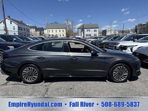 Portofino Gray 2024 Hyundai SONATA Hybrid SE