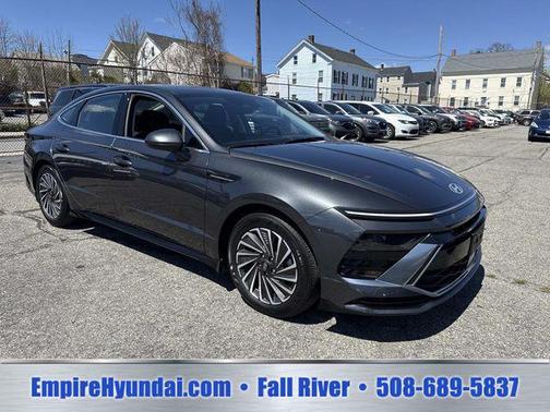 Portofino Gray 2024 Hyundai SONATA Hybrid SE